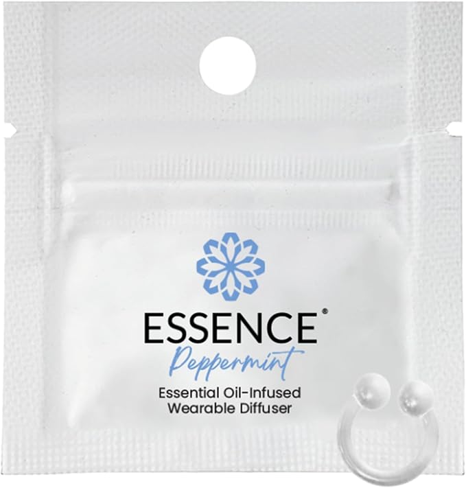 Essence Wearable Aromatherapy Nasal Diffuser – Peppermint Essential Oil Nose by Essence