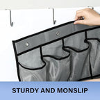 Over the Door Shoe Organizer, 24 Mesh Pockets, Hanging Storage - Image 3