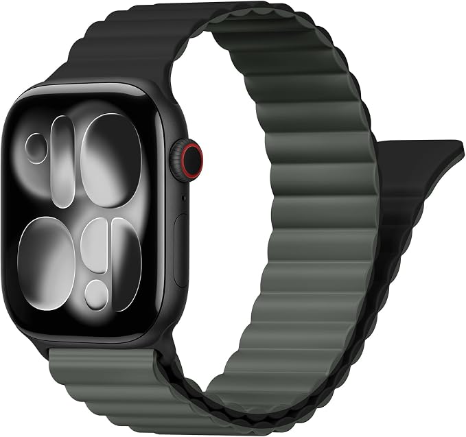 Magnetic Sport Bands for Apple Watch Band 40mm 38mm 41mm 42mm 44mm 45mm 46mm by BXUXOHS