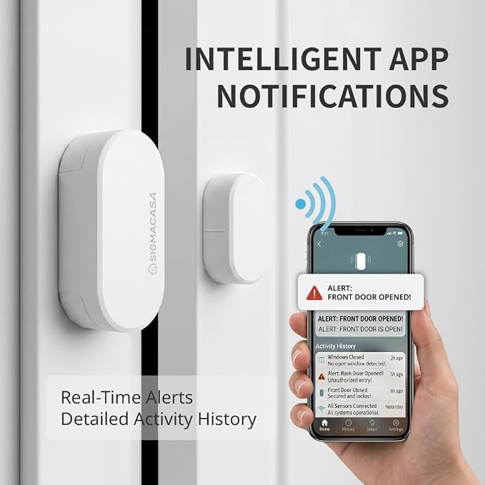 Matter Smart Door and Window Sensor, Thread Contact Sensor - Image 4