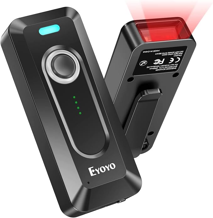 Eyoyo 2D Bluetooth Barcode Scanner Wireless by Eyoyo
