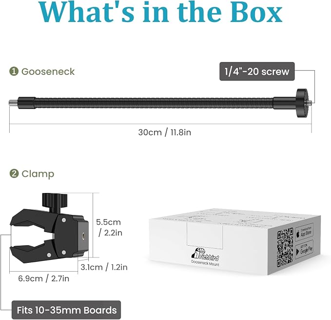 Gooseneck Clamp Camera Mount - Image 4