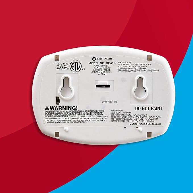 First Alert CO410 Digital Carbon Monoxide Detector 3-Pack | Battery Operated - Image 5