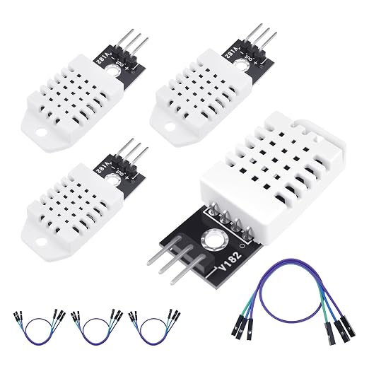 4Pcs DHT22/AM2302 Digital Temperature Humidity Sensor Module by Unknown