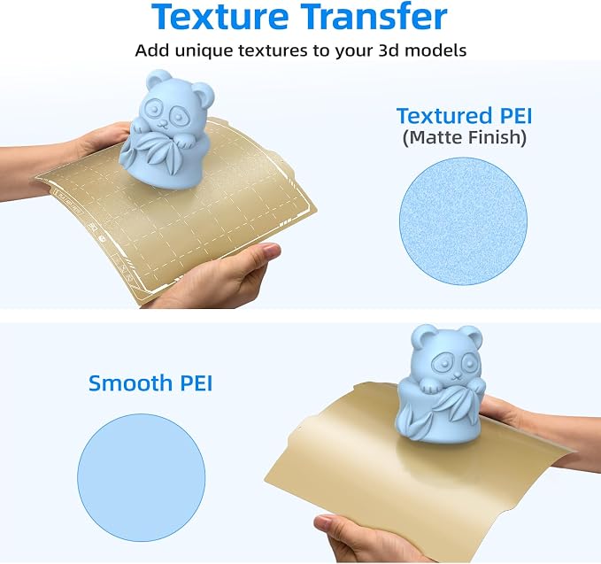 BIQU PyroGrip Smooth PEI+Textured PEI Panda Build Plate - Image 2