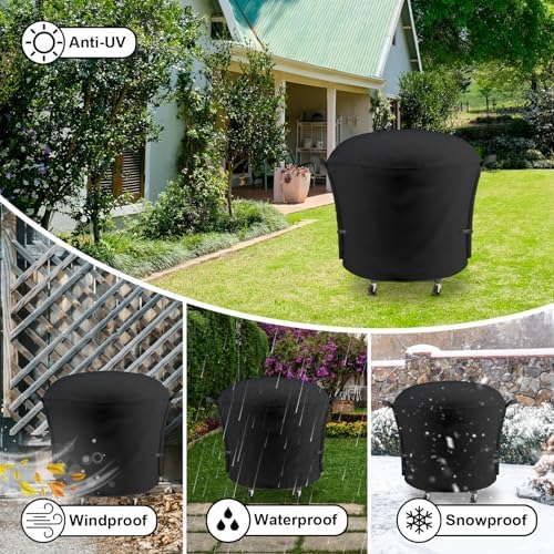 Outdoor Grill Cover Fits Cuisinart 30" CGG-999 XL 360 Griddle Cooking Center - Image 5
