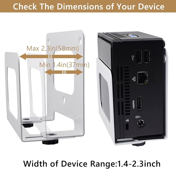 Adjustable Cable Box Mount Small Modem Wall Mount - Image 3