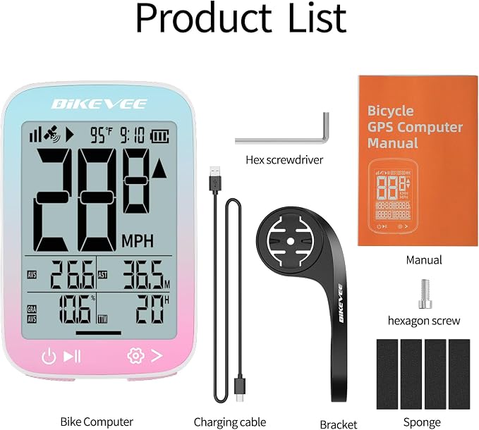 GPS Bike Computer Wireless Cycling Computer - Image 9