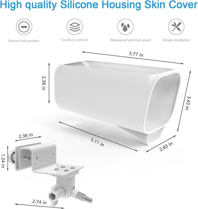 Gutter Mount Bracket +Silicone Cover Skin - Image 2