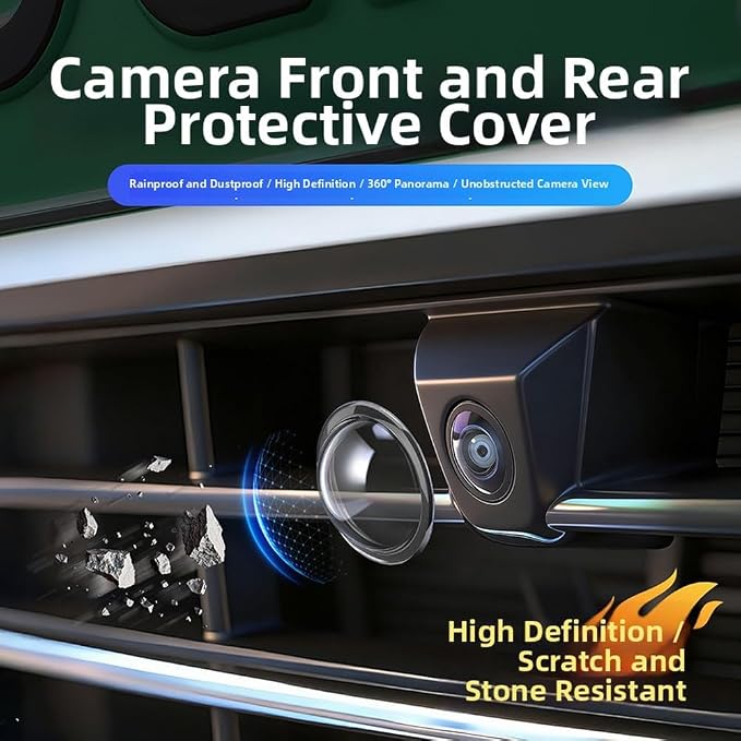 Car Camera Lens Protector, Car 360 Panoramic Camera Protective Cover, Lens Guard - Image 3