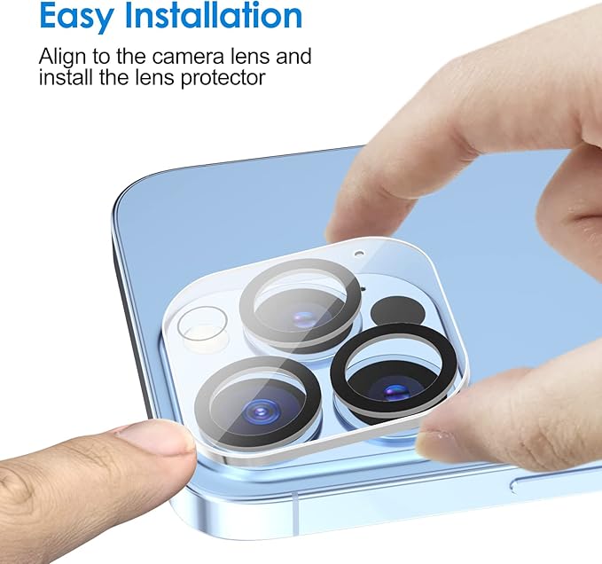 JETech Camera Lens Protector for iPhone 13 Pro Max 6.7-Inch and iPhone 13 Pro - Image 4