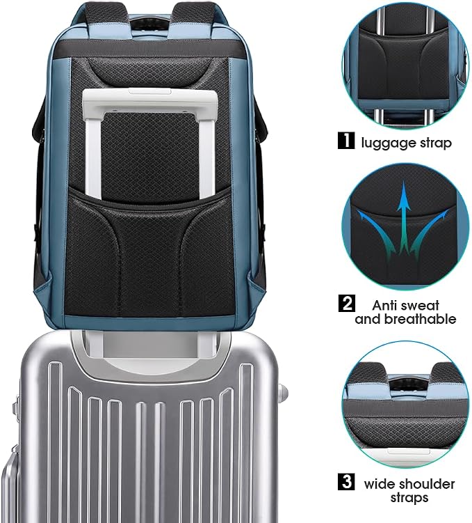 BANGE Anti-Theft Travel Backpack, Waterproof Fashion Work Backpacks, High Tech - Image 7