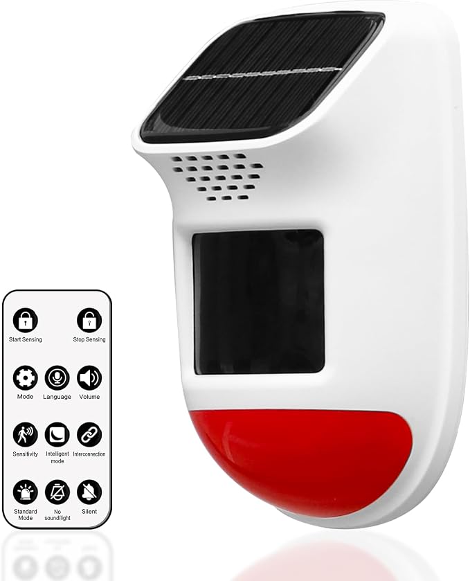 Solar Motion Sensor Alarm by WGRLIT