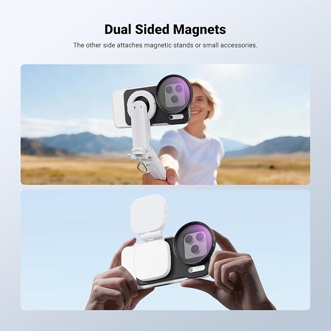 NEEWER 6.9" Magnetic Phone Lens Filter Mount Adapter Backplate Accessories - Image 4