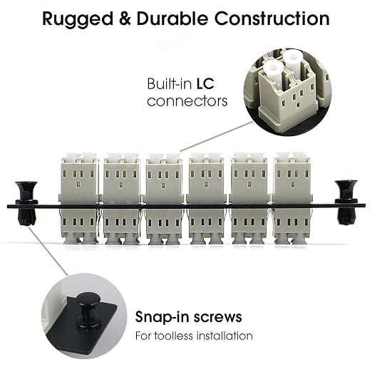 12 Duplex LC/MM Fiber Patch Panel - Image 6