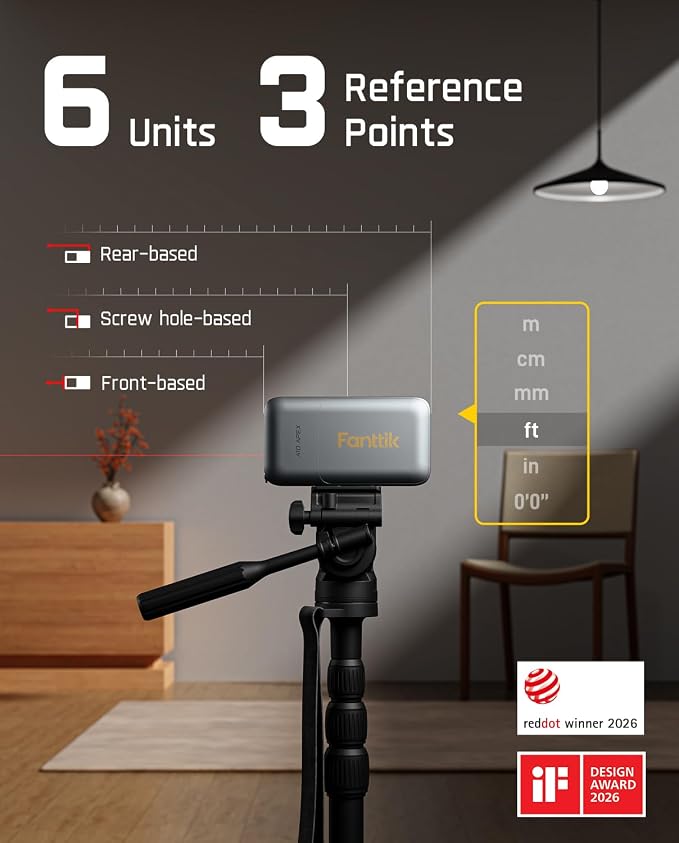Fanttik A10 Apex 3-in-1 Digital Laser Tape Measure - Image 5