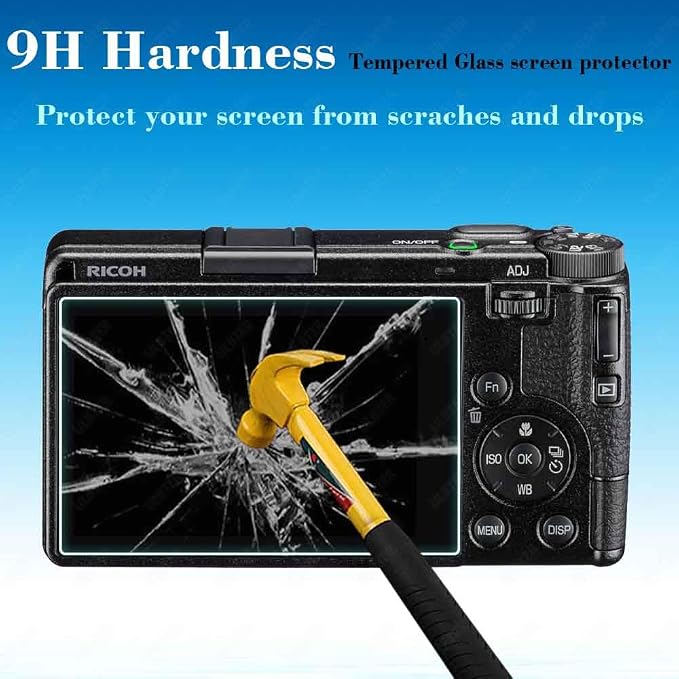 ULBTER Screen Protector for Ricoh GR IV GRIV GR 4 GR4 Camera, 0.3mm 9H Hardness - Image 3
