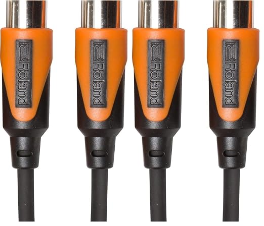 Roland 10ft MIDI Cable-Black Series, DIN connectors, 10 feet by Roland