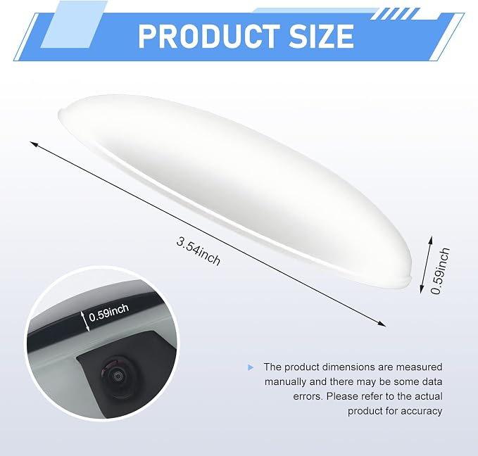 Car Rear View Camera Anti-Rain Cover, Plastic Back Up Camera Shield, Vehicle - Image 2
