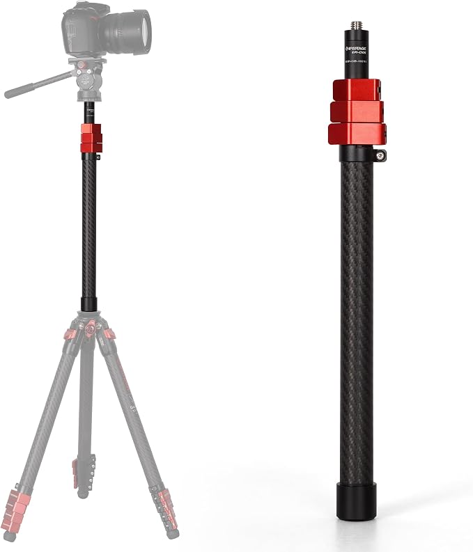 IFOOTAGE Carbon Fiber Camera Pole, 37-108cm/14.6-42.5in Extension Tube - Image 7