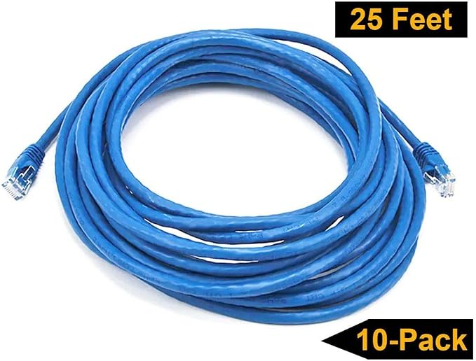 iMBAPrice 50' Cat5e Network Ethernet Patch Cable, 10 Pack - Image 7