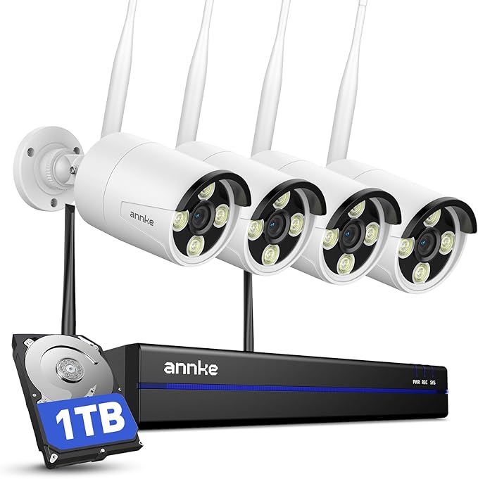 ANNKE 16CH Wireless Security Camera System, Expandable 4K NVR by ANNKE