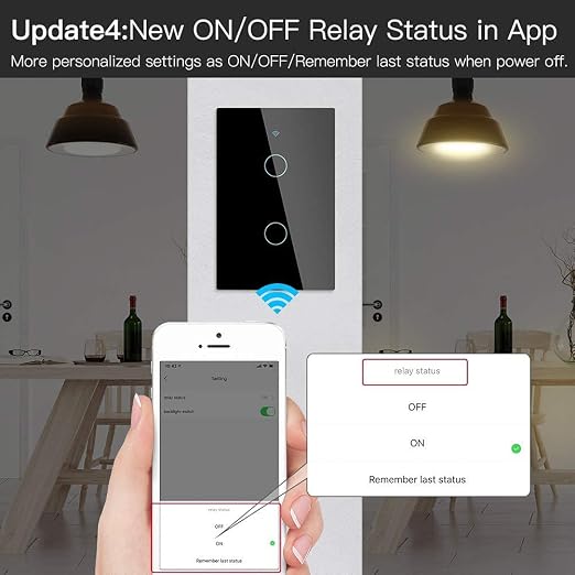 MOES ZigBee Smart Touch Wall Light Switch, Requires Tuya ZigBee Hub, No Neutral - Image 5