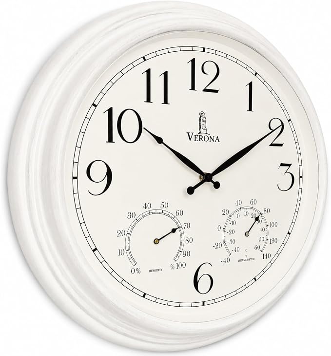 Outdoor Clocks for Patio Large Waterproof by LovelyHomeEssentials
