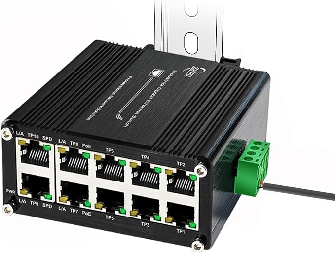 Industrial 8-Port Gigabit PoE Switch by Zhpuostd