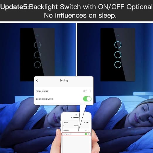 MOES ZigBee Smart Touch Wall Light Switch, Requires Tuya ZigBee Hub, No Neutral - Image 6