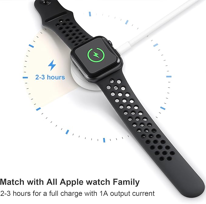 Fast Charger for Apple Watch Charger, Magnetic iWatch Charger to USB A Cable - Image 7