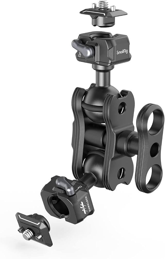 SmallRig Quick Release Ballhead Magic Arm 360° Rotation Articulating Magic Arm by SmallRig
