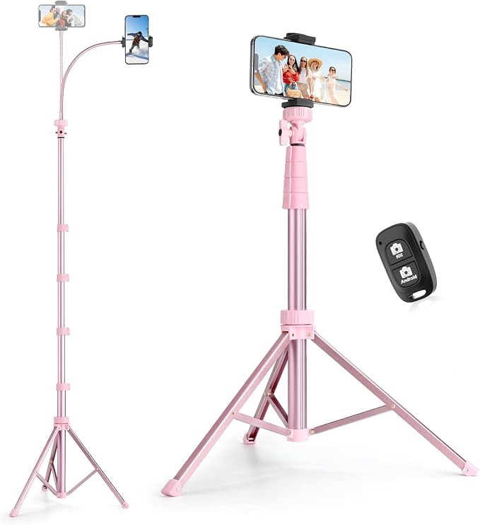 SENSYNE 88" Phone Tripod & Selfie Stick, Extendable Cell Phone Tripod Stand by sensyne