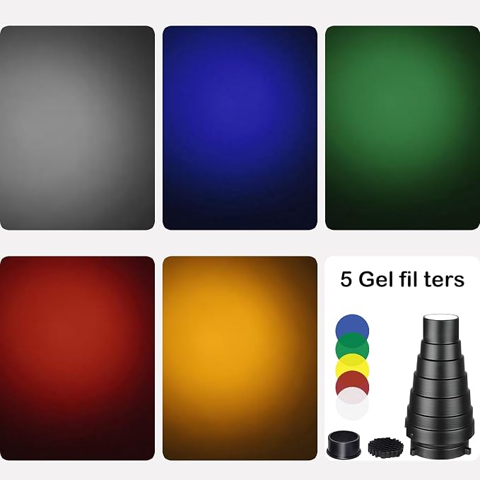 Metal Conical Studio Snoot Kit - Image 2