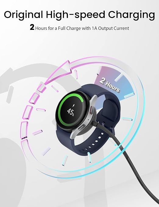 Sinoacc Charger for Samsung Galaxy Watch 7/6/6 Classic/5/5 Pro/4/4 - Image 4