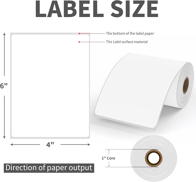9527 Product 4x6 Blank Direct Thermal Shipping Labels - Image 4