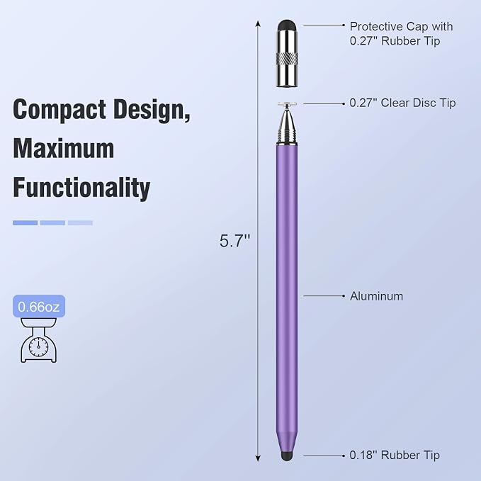 MEKO 3 in 1 Stylus Pens for Touch Screens, High Sensitivity & Precision - Image 4