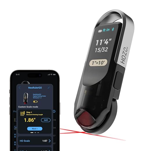 HOZO NeoRulerGO Digital Tape Measure by HOZODESIGN