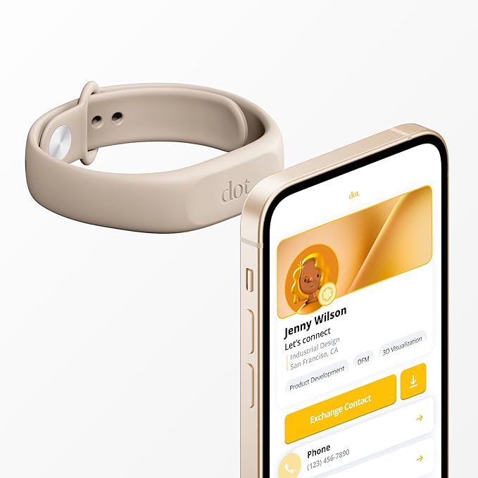 dot. Band - Digital Business Card Wristband - Tap Compatible by dotcards