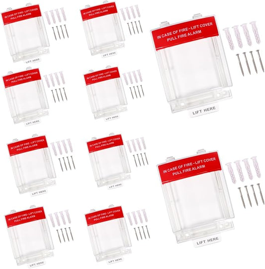 Fire Alarm Protective Cover Manual Call Point Button Protective Guard by Deridi
