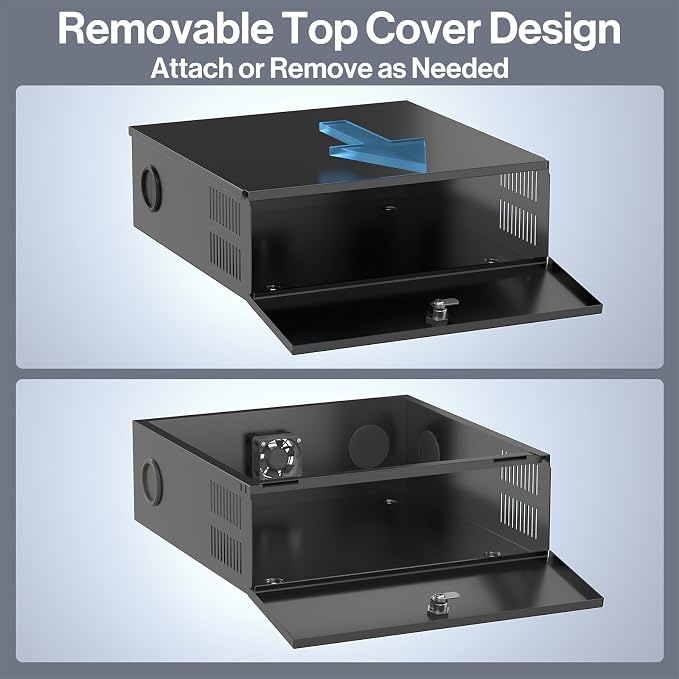 15.5 x 15.5 x 5.5 Inch Heavy Duty DVR Lock Box - Image 5