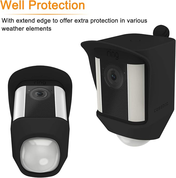 Fintie Silicone Case for Ring Spotlight Cam, Soft Silicone Weather Resistant - Image 3