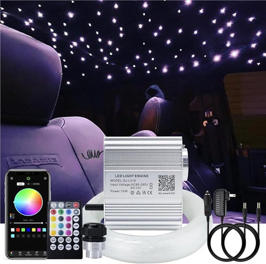 AKEPO Upgraded APP Twinkle Fiber Optic Lights kit by AKEPO