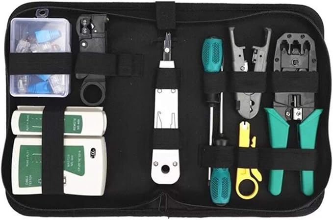 Gaobige Network Tool Kit for Cat5 Cat5e Cat6, 11 in 1 Portable Ethernet Cable by GaobigeNetworkToolKit