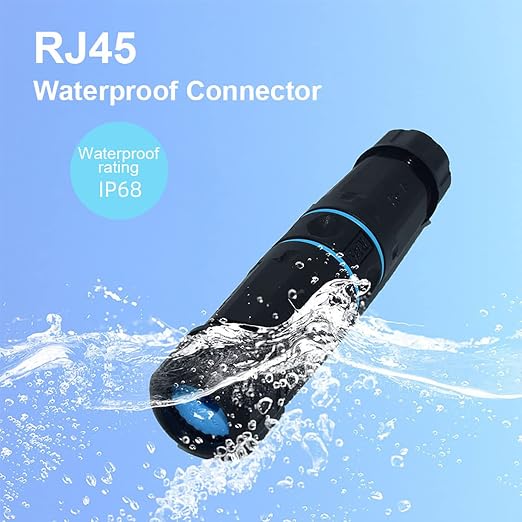 IP68 Waterproof RJ45 Coupler, Shielded Pure Copper Waterproof Ethernet Coupler - Image 8
