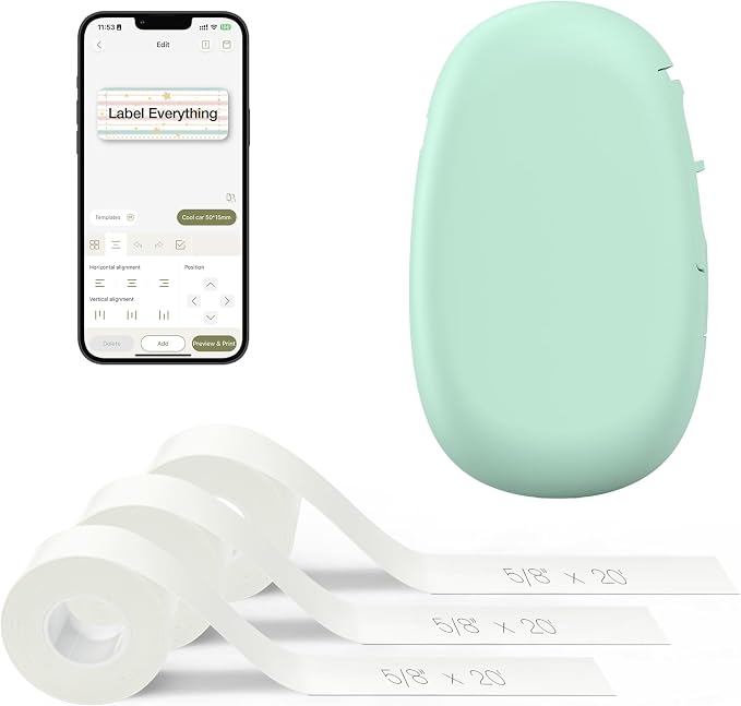 SUPVAN E10 Bluetooth Label Maker Machine by SUPVAN