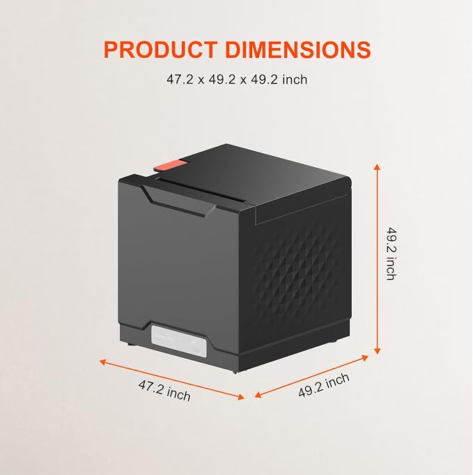 Thermal Receipt Printer, Restaurant Kitchen Printer, 80mm POS Printer - Image 2
