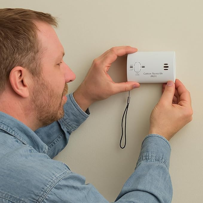 No-Drill Mount for Kidde Carbon Monoxide Alarms Replacement Upgrade Battery - Image 4