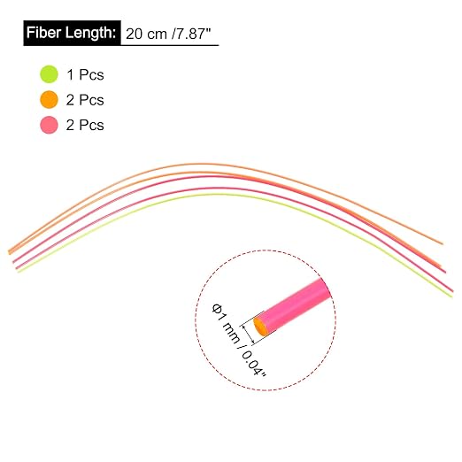 MECCANIXITY Fiber Optic Rods PMMA 1mmx20cm - Image 2