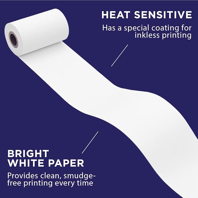 Thermal Receipt Printer Paper for Square Terminal by Paper Planet | 30 Rolls | - Image 6